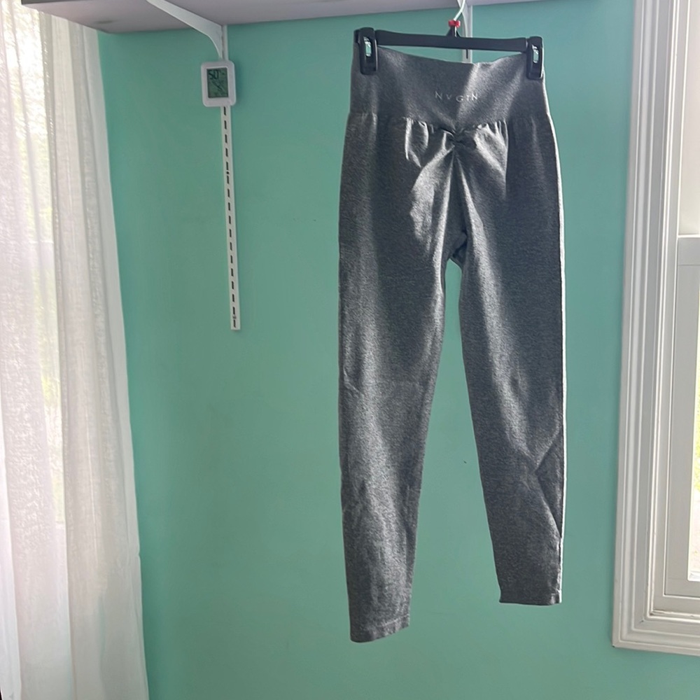 NVGTN gray leggings. Size medium